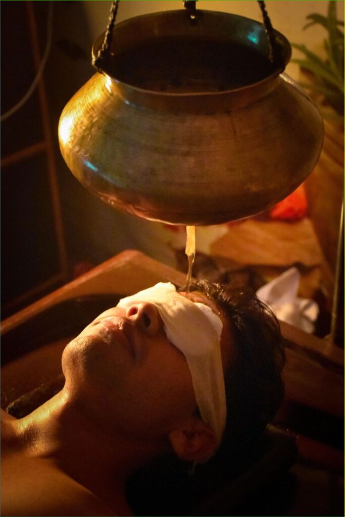 Panchakarma treatment room